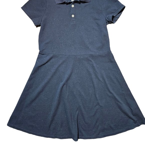 Old Navy Girl's School Uniform Navy Polo Dress, size 14 - Picture 2 of 9